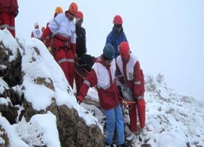 جان باختن کوهنورد حادثه دیده در علم کوه